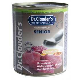 Консервирана храна за възрастни кучета Dr. Clauder’s The Pet Specialists Selected Meat Immun Plus Senior 800гр.